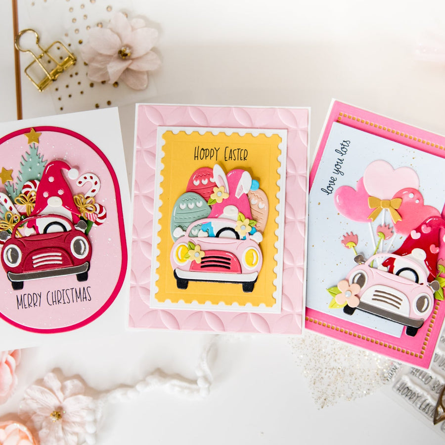 Seasonal Card Ideas with Gnome Drive Collection