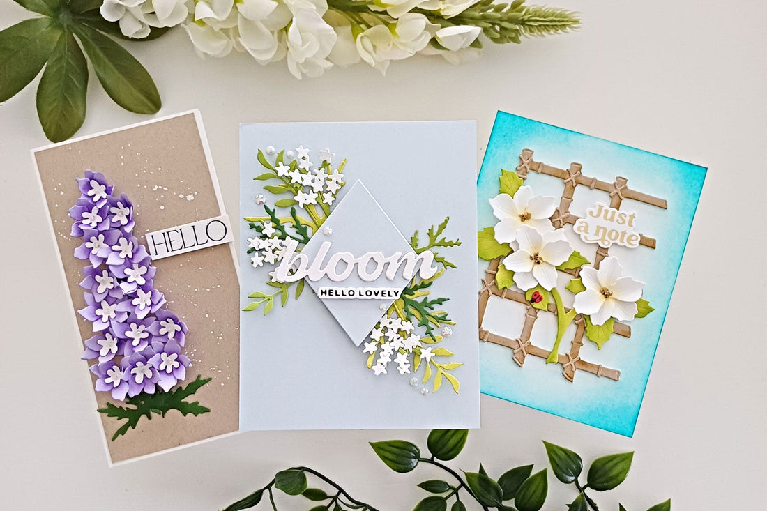 Spring Has Sprung - 3 Ways To Create CAS and Contemporary Floral Designs