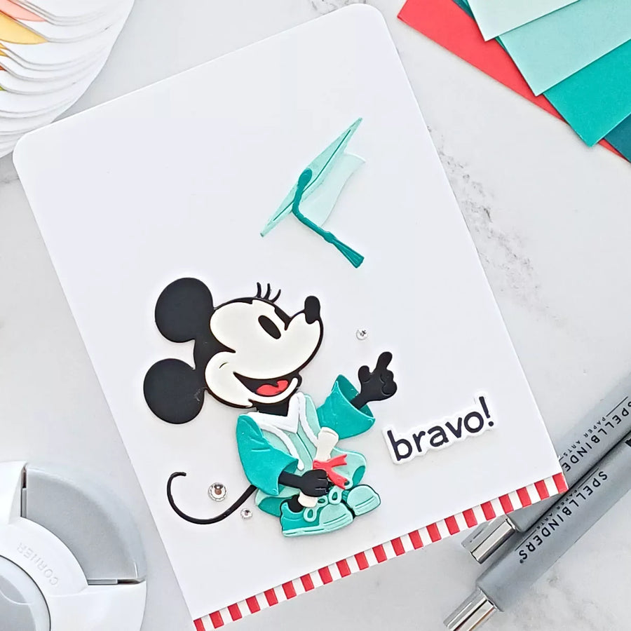 Step-by-Step Graduation Card Tutorial with Classic Mouse Dies