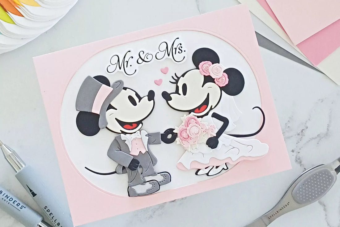 Wedding Mouse Card Tutorial with Dies | Step-by-Step DIY Cardmaking Guide
