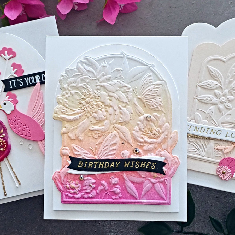 Creating Beautiful Texture and Adding Fun Shapes To Your Cards