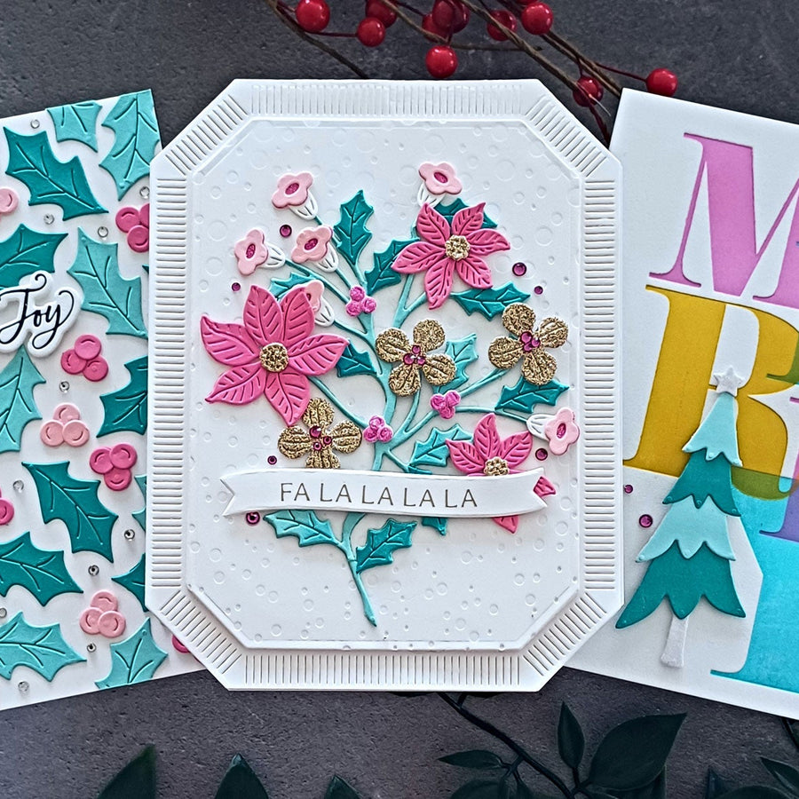Christmas Cardmaking using Contemporary Colours