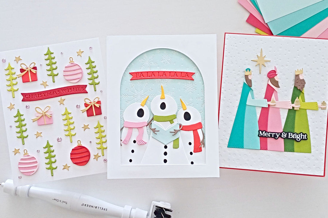 Kick Off Your Christmas Crafting With Three Clean and Simple Designs