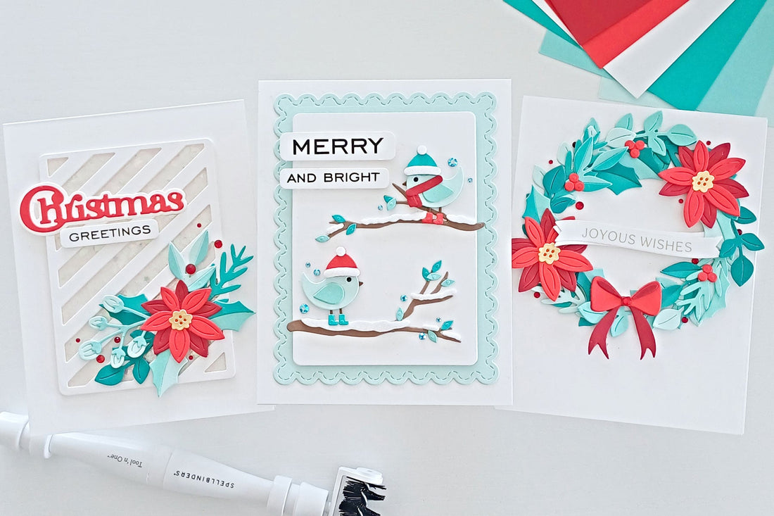 Get Into The Holiday Spirit With Sweet Birds, Pretty Wreaths and Fun Shakers!