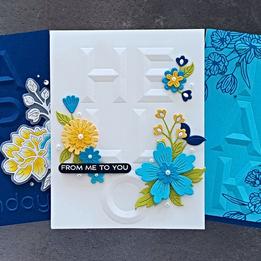 Emboss Like A Boss and Add Pretty Floral Accents