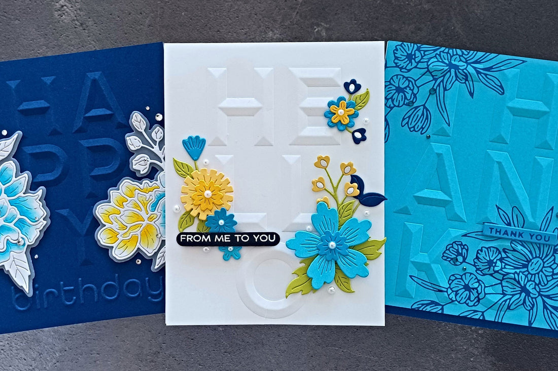 Emboss Like A Boss and Add Pretty Floral Accents