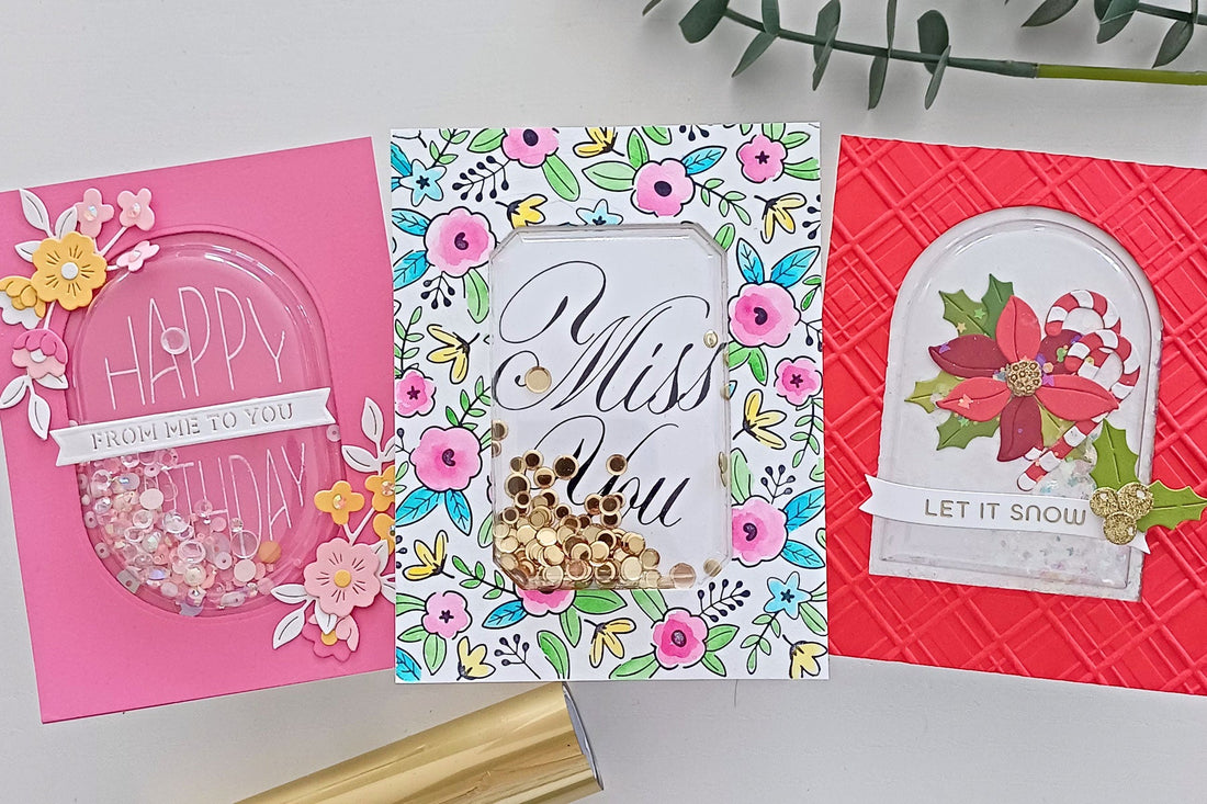 Shaking It Up using Shaker Domes & Pretty Mixes!