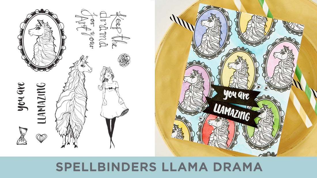 Cardmaking Inspiration | You are Llamazing Card Featuring Llama Drama with Kim Kesti