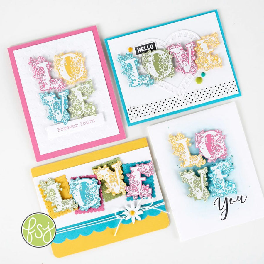 How to Use One Small Stamp Set for Four Mighty Cards!