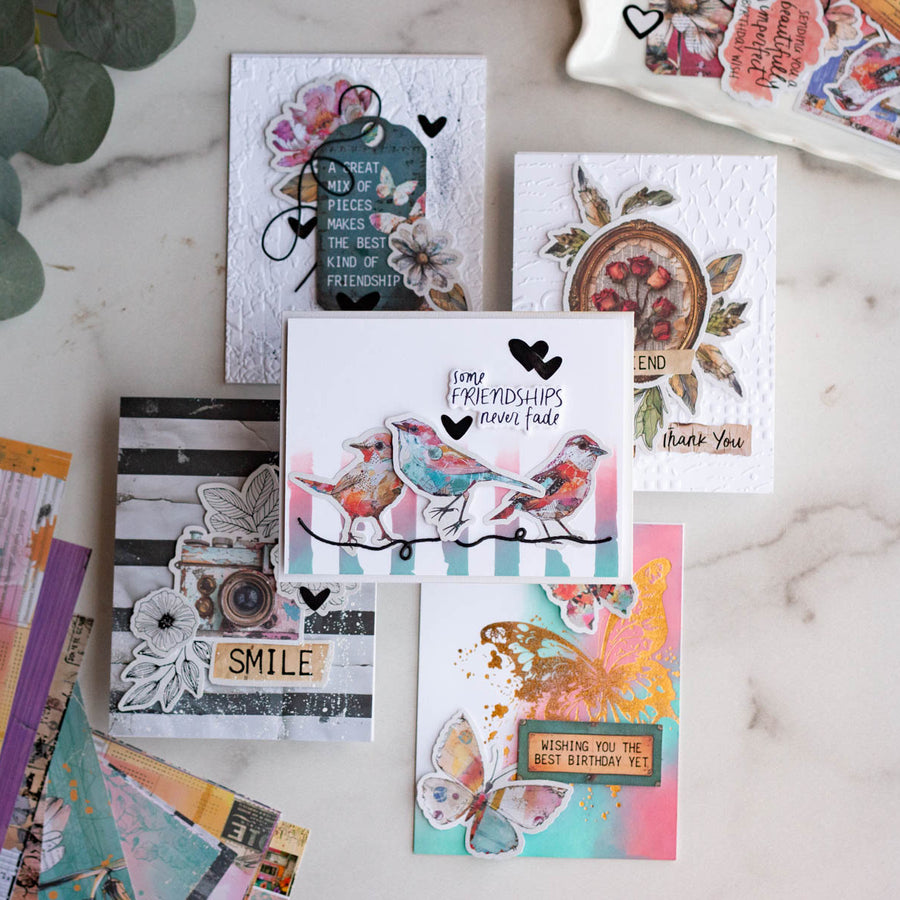 A Collection of Colorful Cards with Beautifully Imperfect