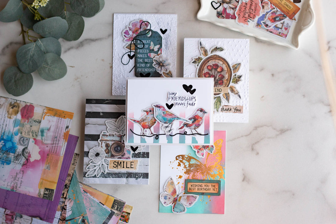 A Collection of Colorful Cards with Beautifully Imperfect