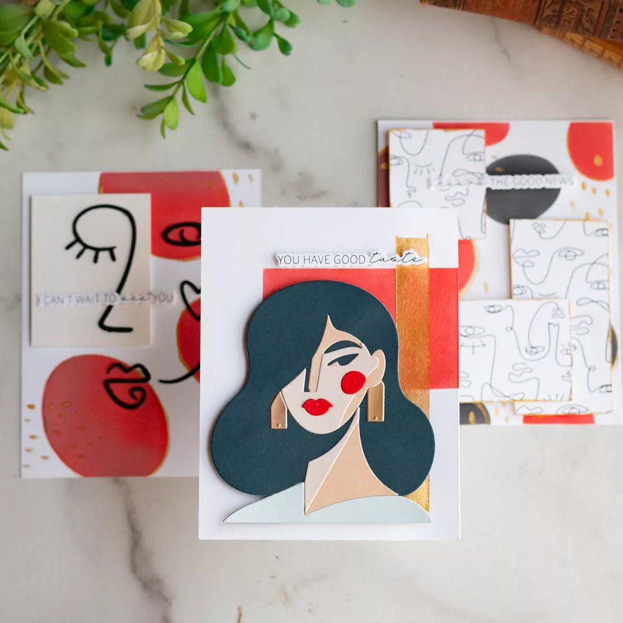Modern Abstract Cardmaking with the All My Senses Collection by Jaycee Gaspar