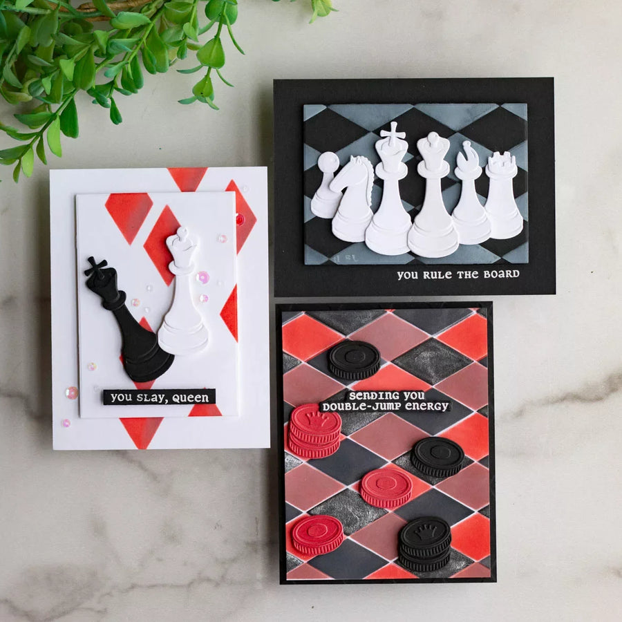 3 Creative Card Ideas Using the Checkmate Collection | Chess & Checkers Cardmaking Tutorial