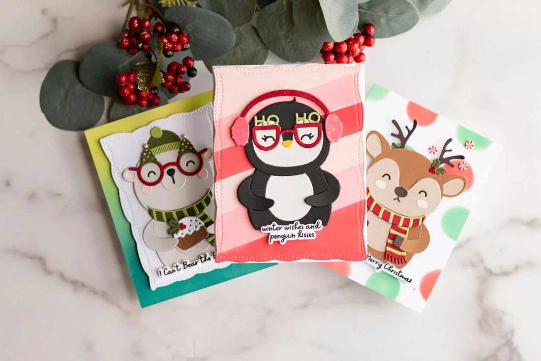 How to Make Cute Christmas Cards with the Spectacular Collection