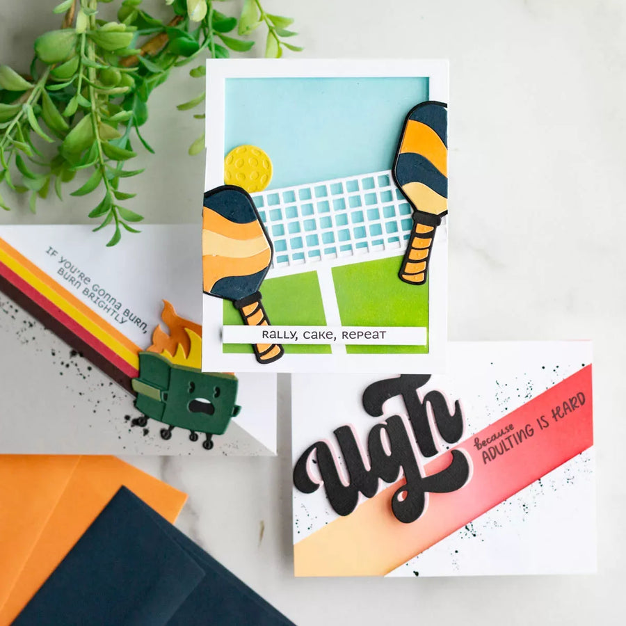 Fun & Funny Handmade Cards Using the Spellbinders “This Is Life” Collection
