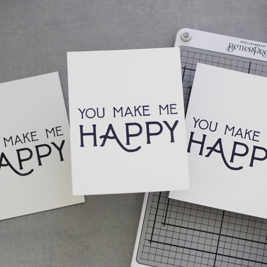 Betterpress-ing on Different Types of Cardstock