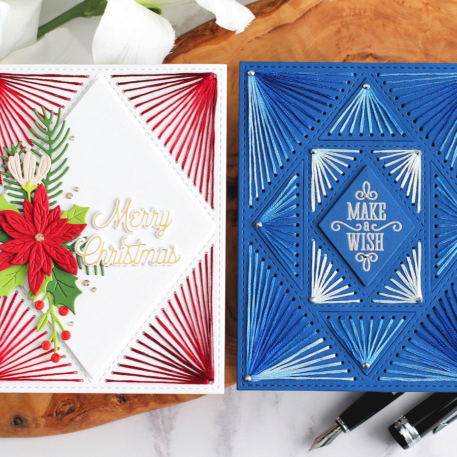 Limited Edition Stitching Die & Stamp 2 Ways – Inspiration With Michelle Short