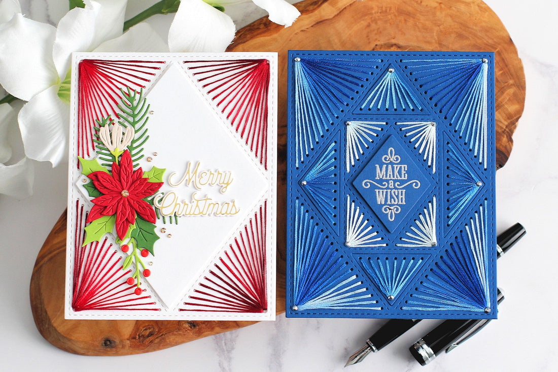 Limited Edition Stitching Die & Stamp 2 Ways – Inspiration With Michelle Short