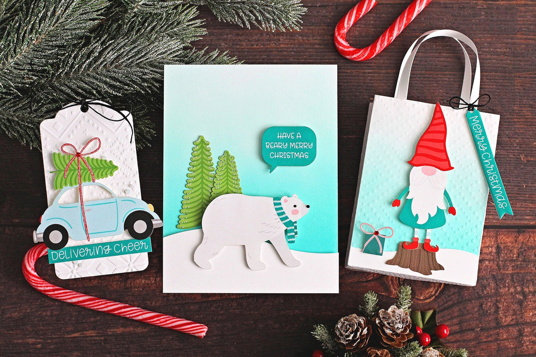 Crafting for Beginners: Gnomie Christmas Dance 3 Ways