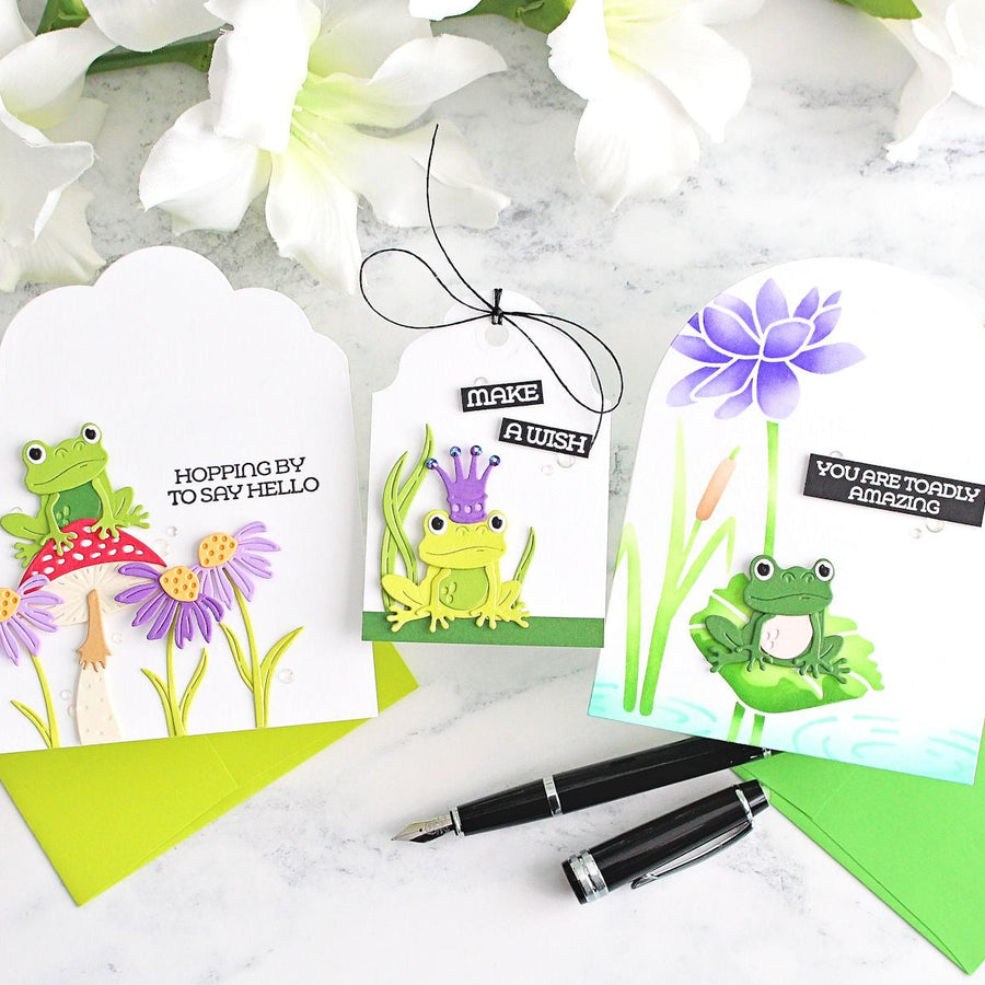 Hopping By With A Froggy Trio