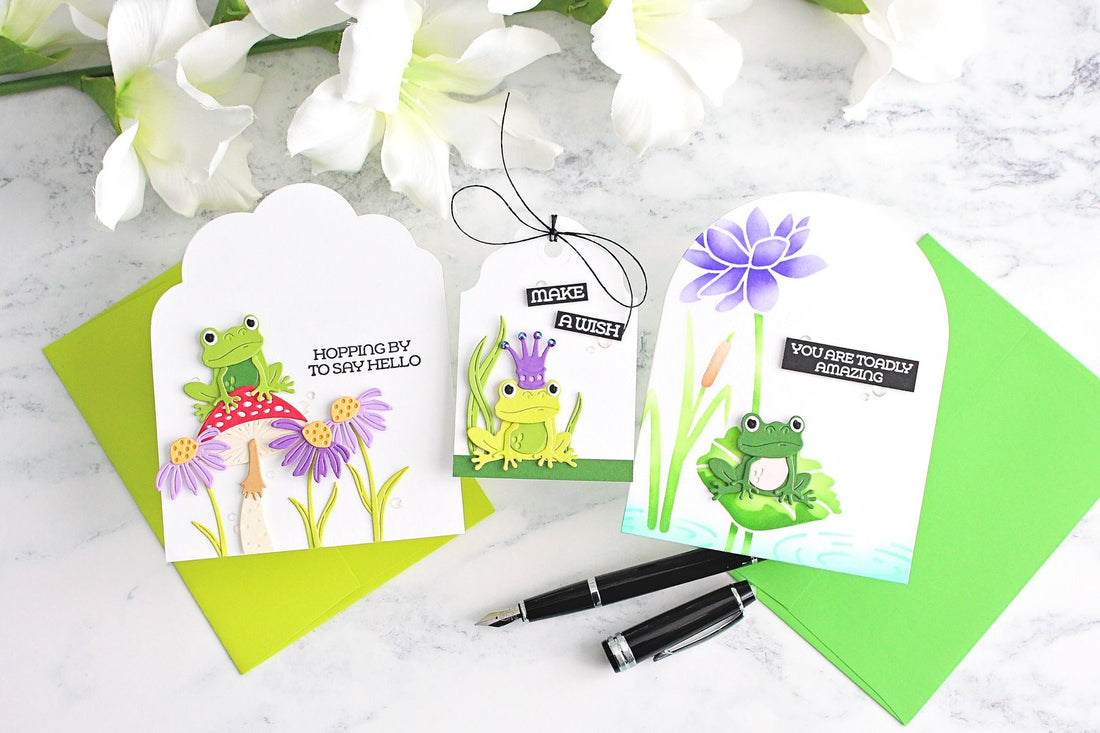 Hopping By With A Froggy Trio