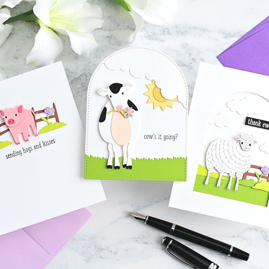 Punny Farmyard Trio