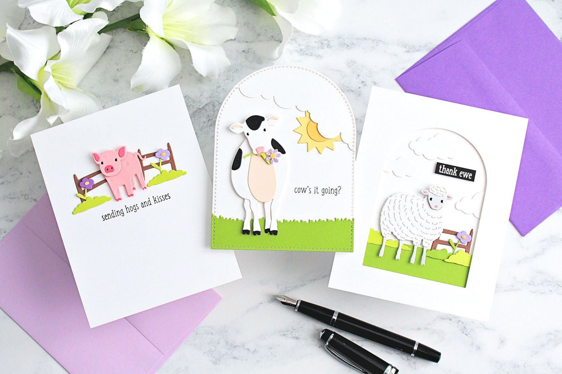 Punny Farmyard Trio