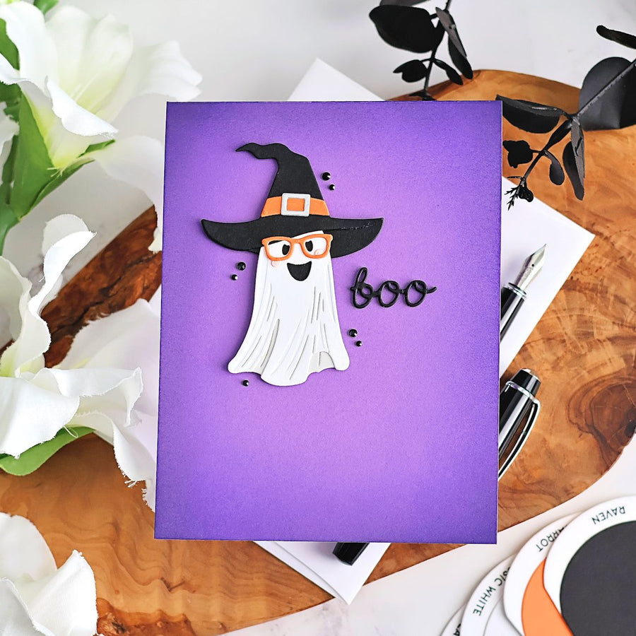 Step By Step Tutorial: Boo! - How To Create A Clean And Simple Halloween Card