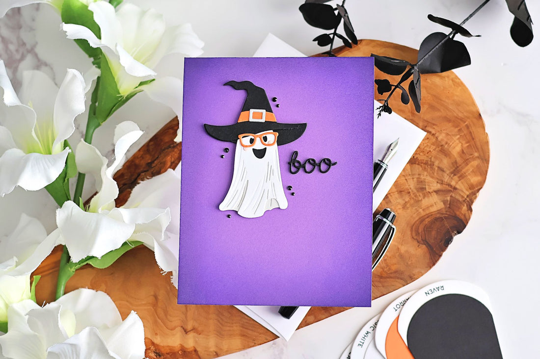 Step By Step Tutorial: Boo! - How To Create A Clean And Simple Halloween Card