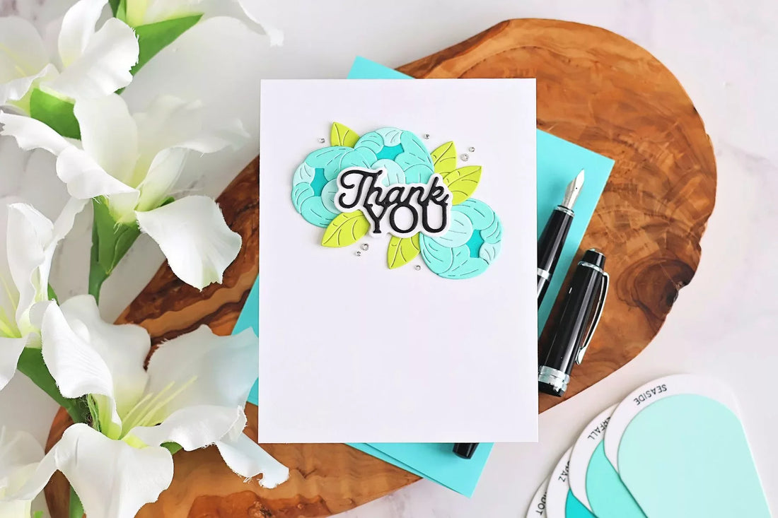How to Create a Layered Thank You Card with Dies – Step-by-Step Tutorial