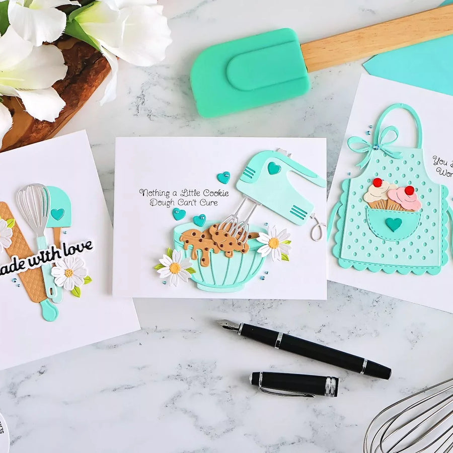 Baking-Themed Cards with Spellbinders Make It & Bake It Collection