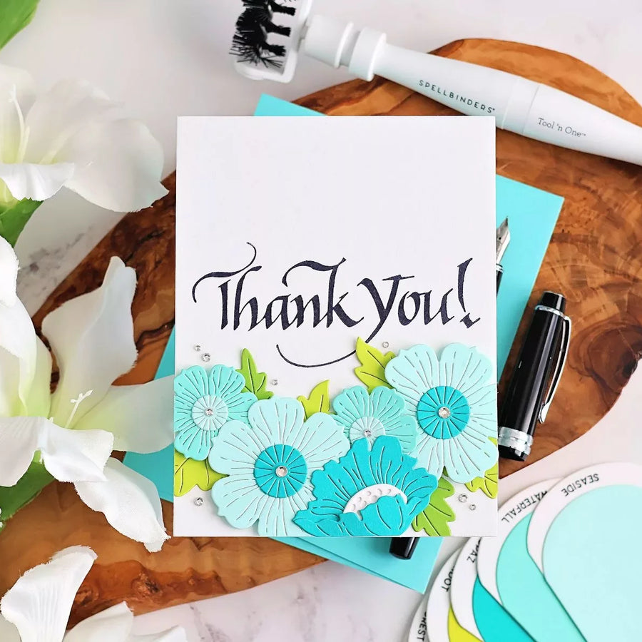 How to Make a Floral Thank You Card with BetterPress and Club Blooms Dies