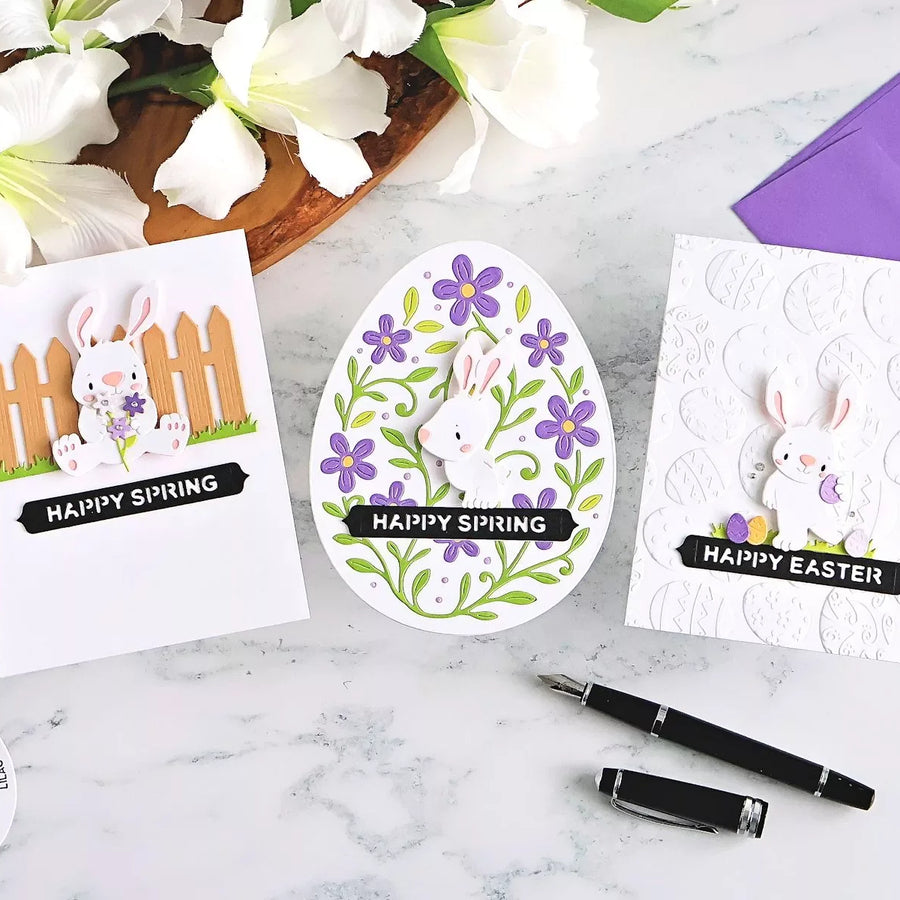 Spring and Easter Card Ideas with the Simon Hurley Happy Spring Collection