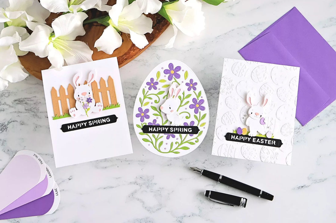 Spring and Easter Card Ideas with the Simon Hurley Happy Spring Collection