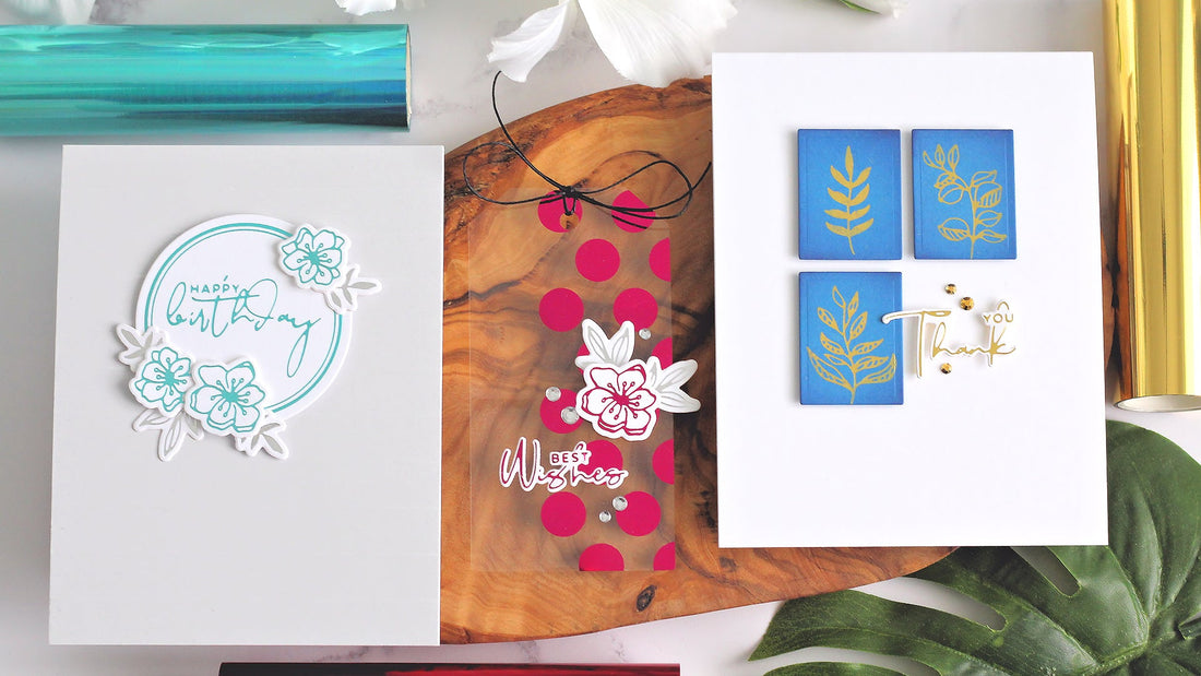Yana's Foiled Basics | Clean & Simple Foiled Cardmaking with Michelle Short | Video