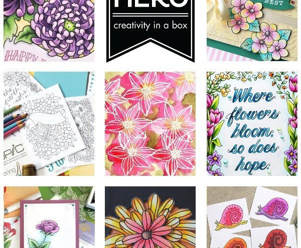 My Monthly Hero is Here! + a Giveaway! - Hero Arts
