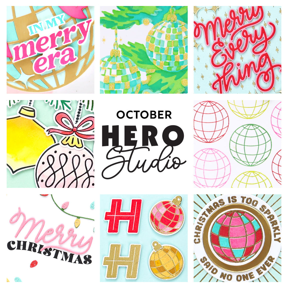 October Hero Studio collage