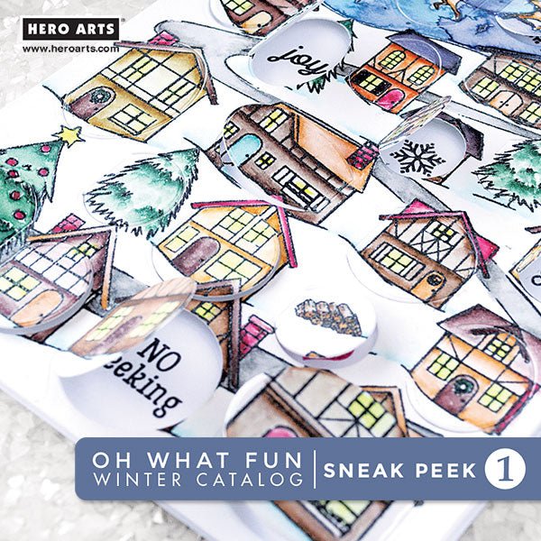 Oh What Fun: Sneak Peek #1 + Giveaway - Hero Arts