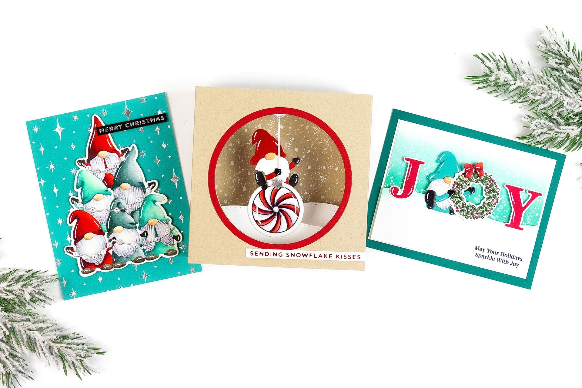 Gnome for Christmas with Rachel Alvarado - 3D Cardmaking & Coloring