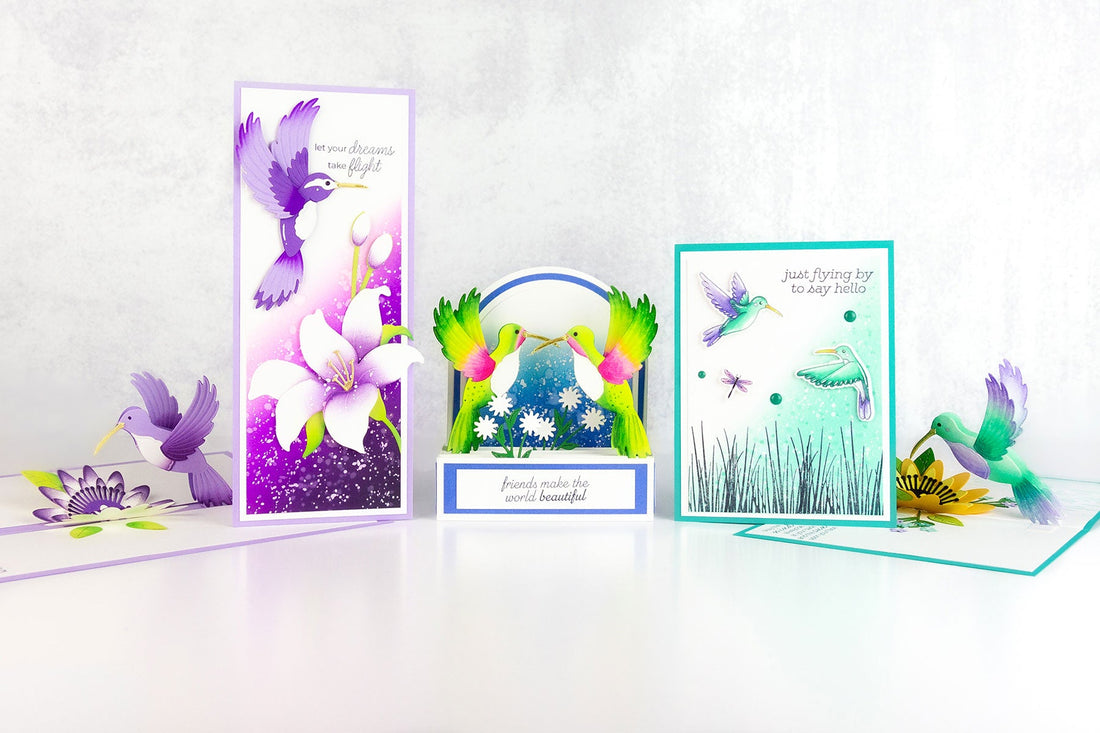Pop-Up Hummingbird Cards with Rachel Alvarado