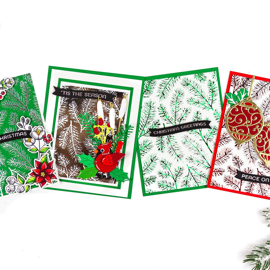 Glimmer for the Holidays – Pine Sprays 4 Ways