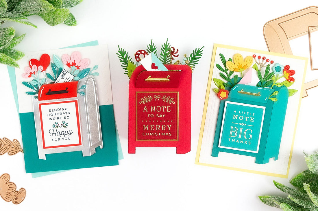 Dimensional Mailbox Card & More Parcel & Post Inspiration with Rachel Alvarado
