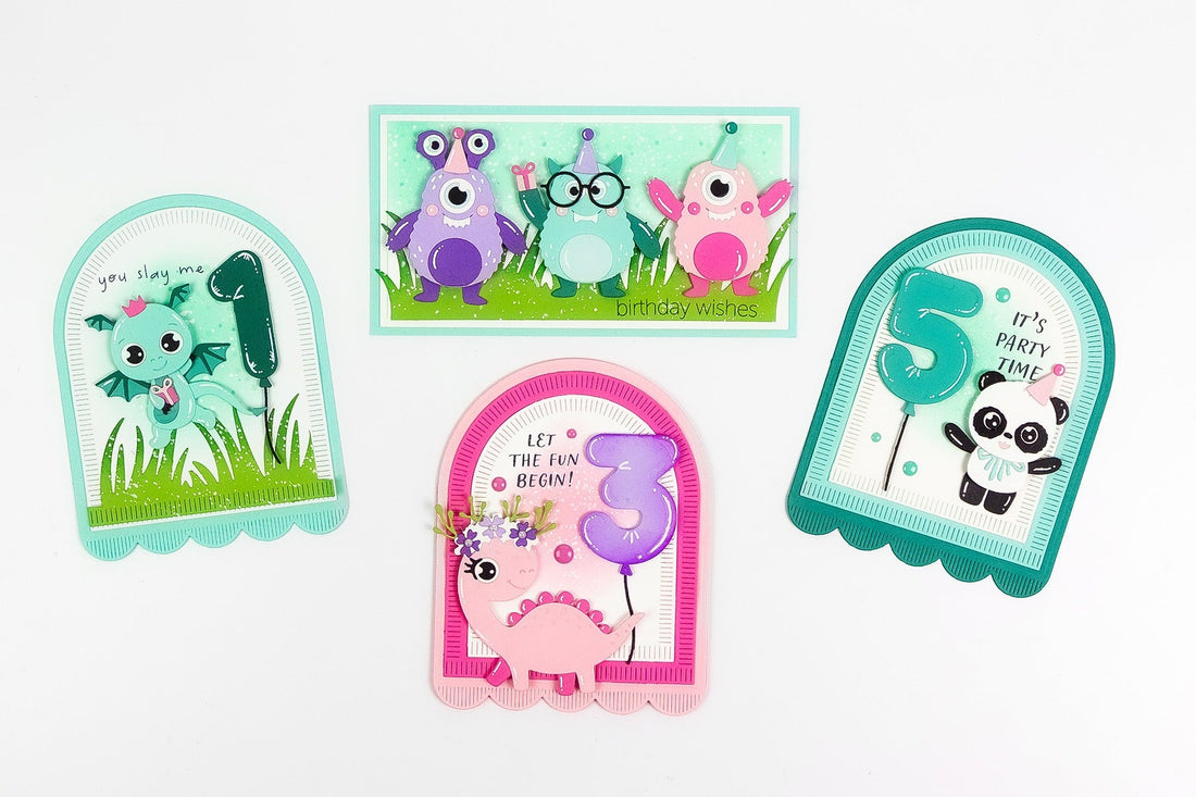 Monster Birthday Cards