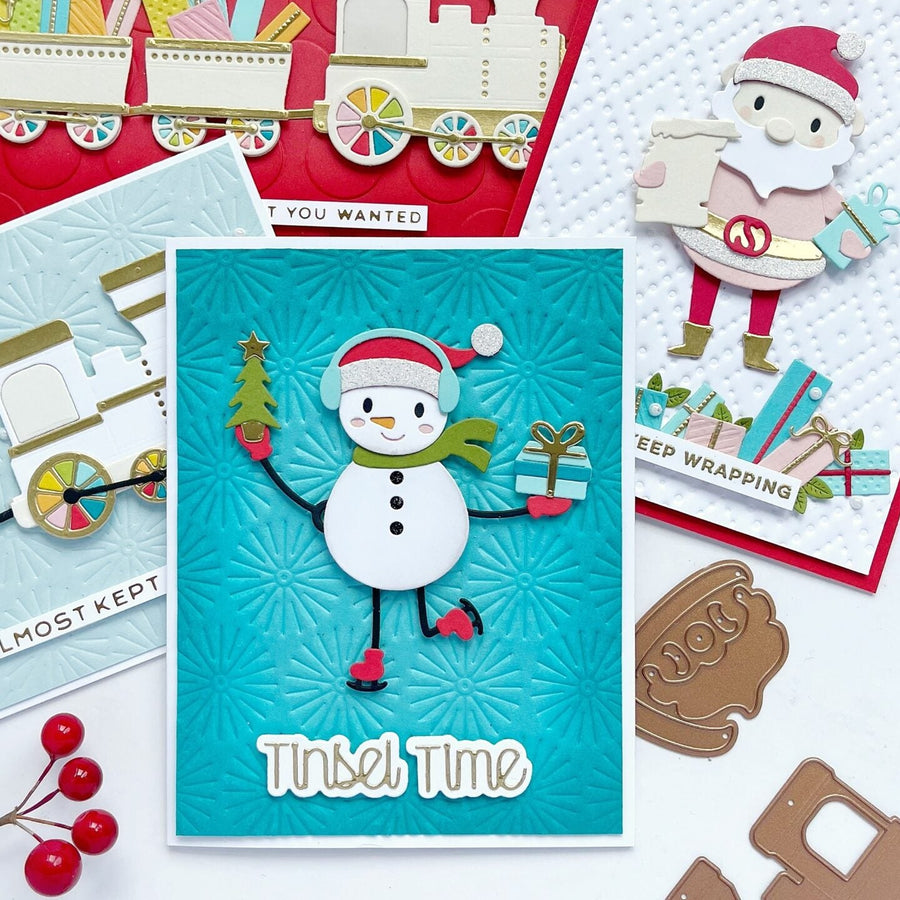 Tinsel Time Christmas Cardmaking with Raquel Arribas