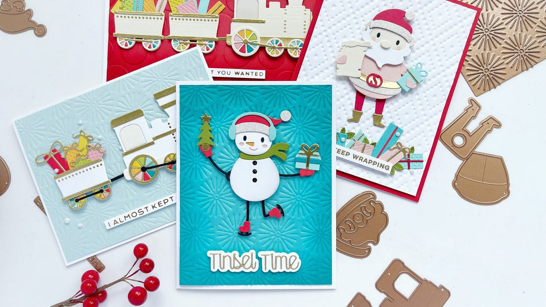 Tinsel Time Christmas Cardmaking with Raquel Arribas