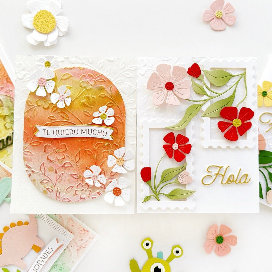 Texture Backgrounds and Spanish Sentiments