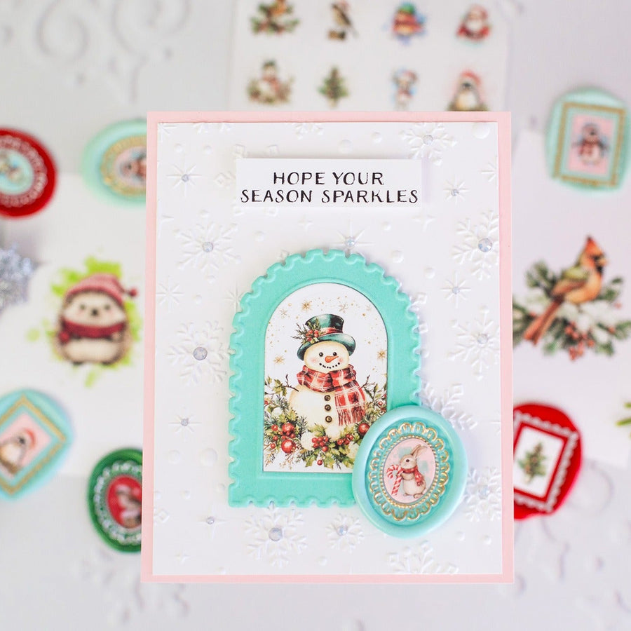Step by Step Holiday Rub Ons - Quickly Add Sentiments and Colorful Images to Cards