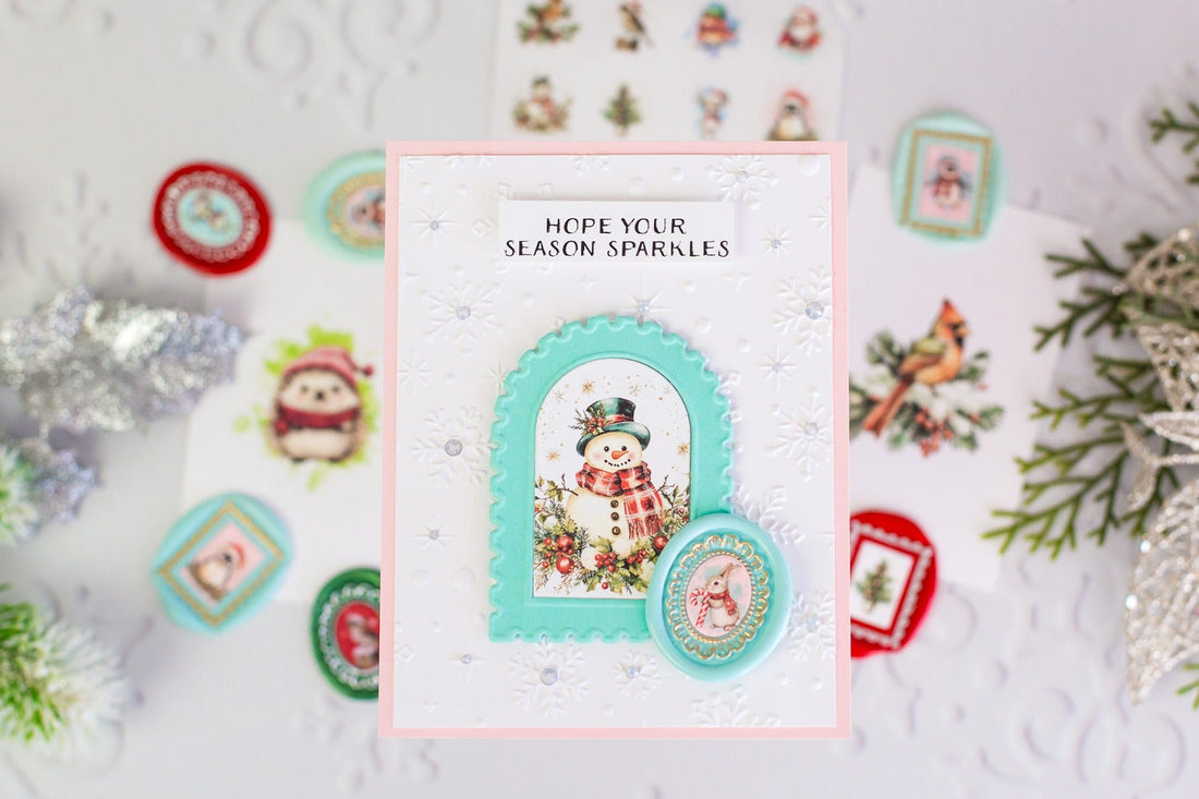 Step by Step Holiday Rub Ons - Quickly Add Sentiments and Colorful Images to Cards