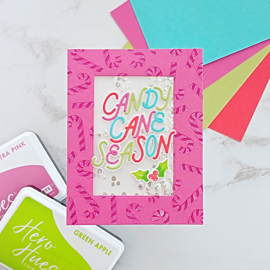 Video: Create A Sparkly Christmas Card With Lots Of Texture