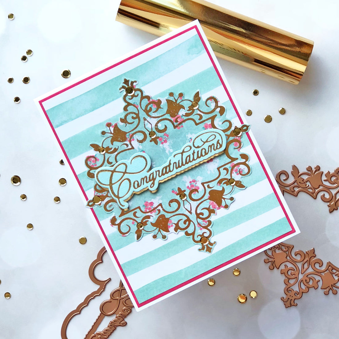 Royal Flourish Inspiration | Foiled Cards with Brenda